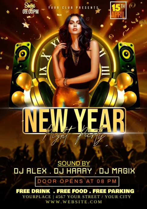New Year Template PosterMyWall