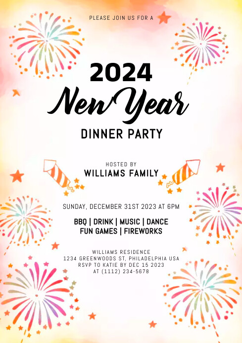 New Year Template PosterMyWall