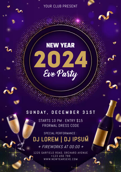 New Year Template PosterMyWall