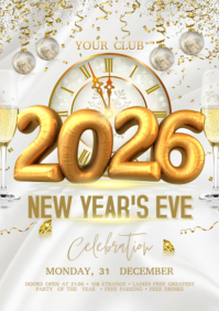 New Year A2 template