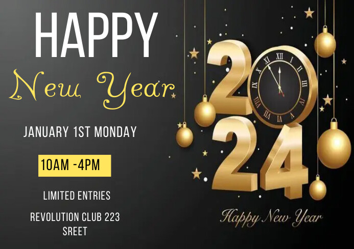 New Year Template PosterMyWall