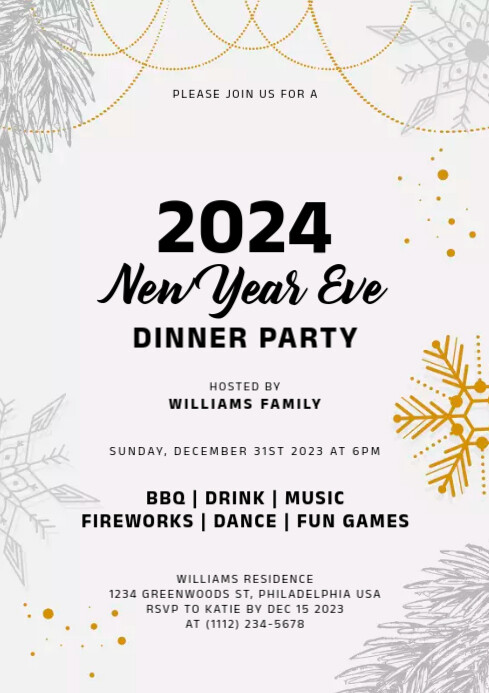 New Year Template PosterMyWall