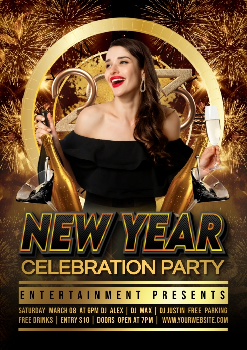 New Year Template PosterMyWall