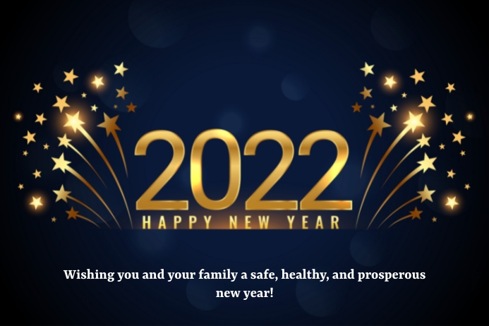New Year Poster template