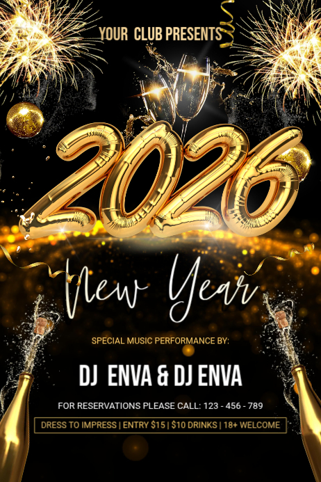 New Year Template | PosterMyWall