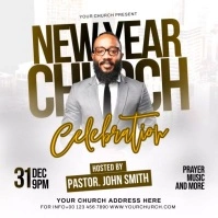 New year Post Instagram template