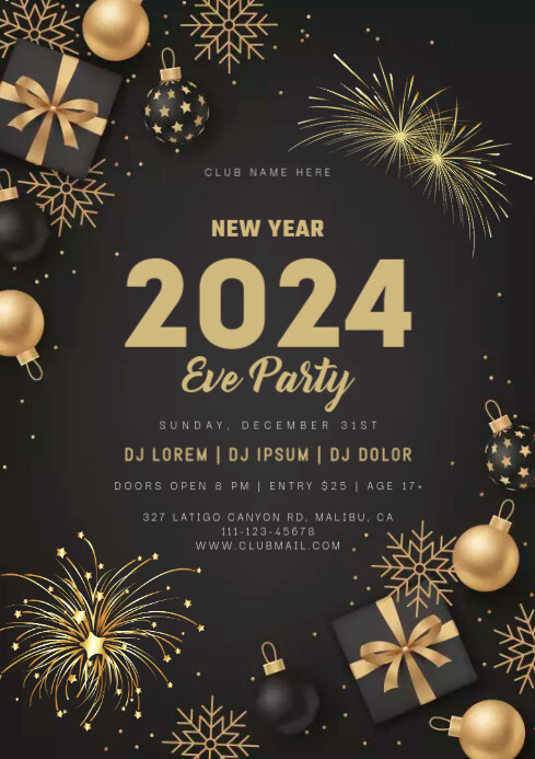 New Year Template PosterMyWall