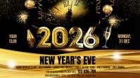 New Year Display digitale (16:9) template