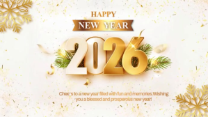 new year Digitalt display (16:9) template