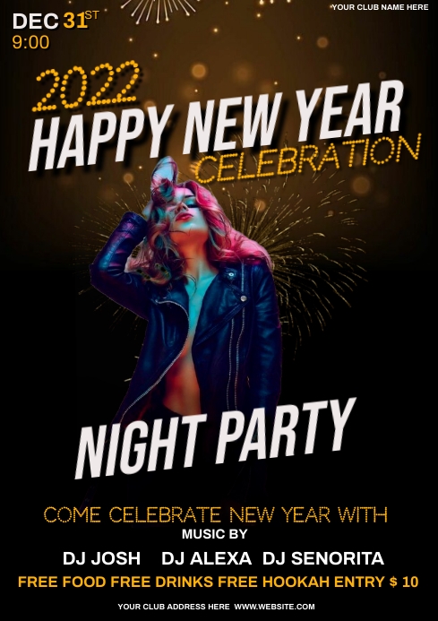 New Year Template PosterMyWall