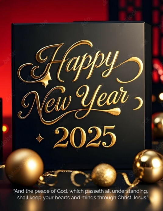 NEW YEAR Flyer (US Letter) template