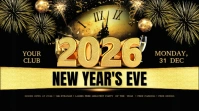 New Year Display digitale (16:9) template
