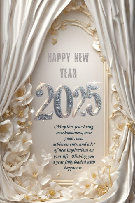 NEW YEAR Pinterest Graphic template