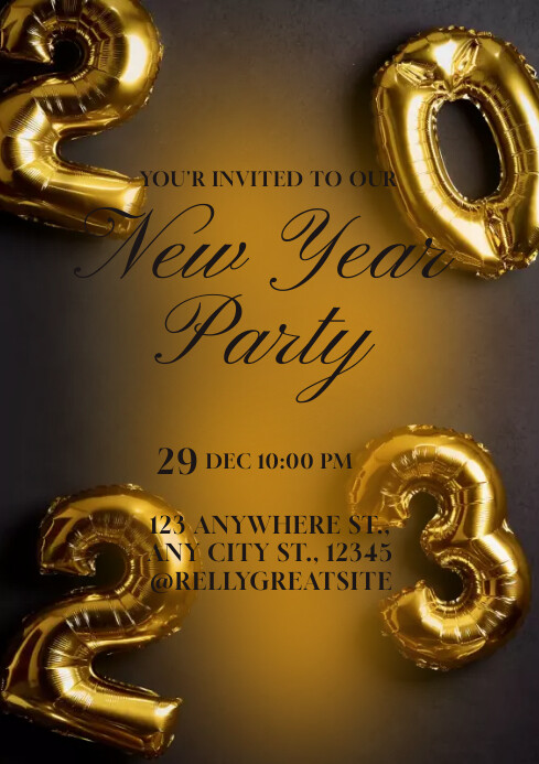 New Year Template PosterMyWall