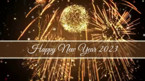 new year Digitalt display (16:9) template