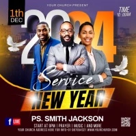 New year Post Instagram template