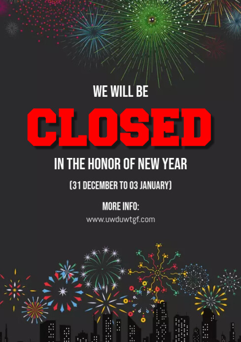 New Year Template PosterMyWall