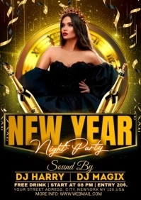 new year A5 template