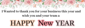 New year E-Mail-Überschrift template