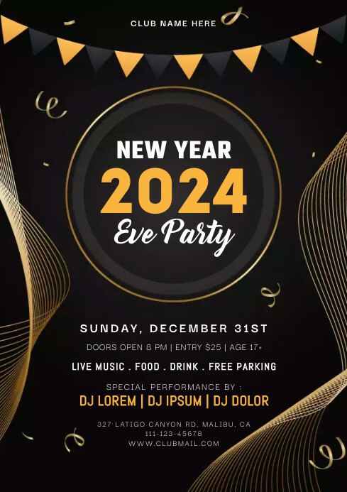 New Year Template PosterMyWall