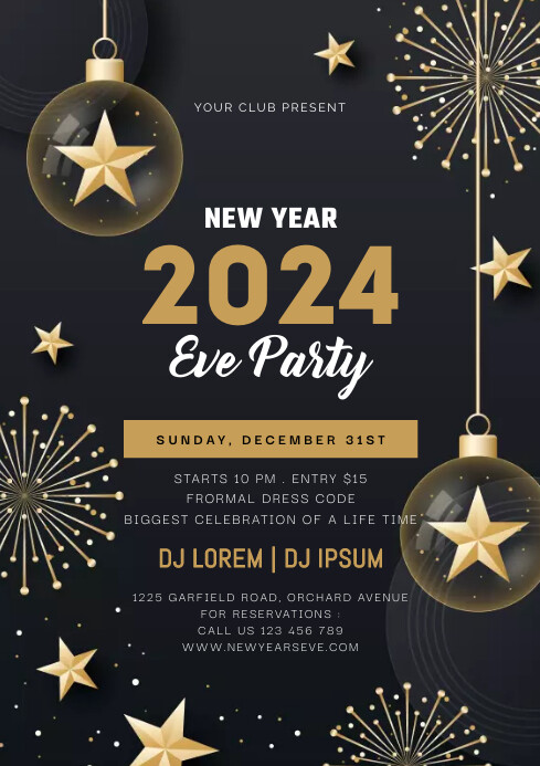New Year Template PosterMyWall