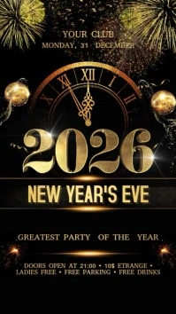 New Year Instagram Story template
