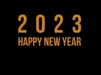 New year 庭院招牌 template