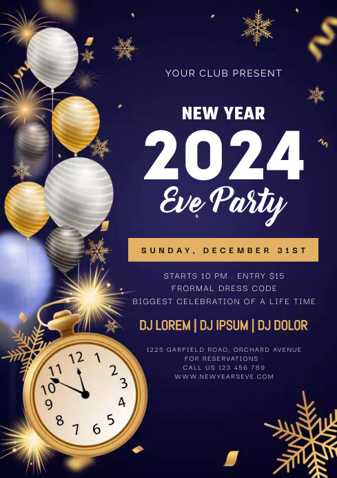 New Year Template PosterMyWall