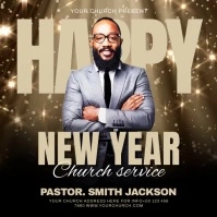 New year Instagram Post template