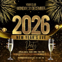 2026 New Year Wpis na Instagrama template