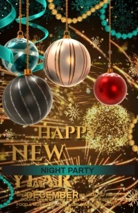 new year Tabloïd template