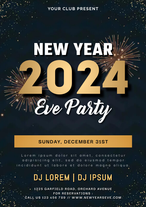 New Year Template PosterMyWall