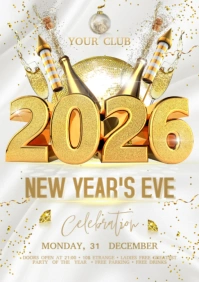 New Year A2 template