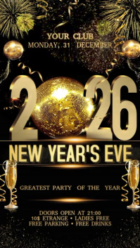 New Year Instagram Story template