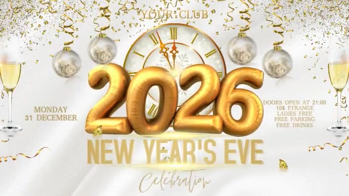 New Year Display template