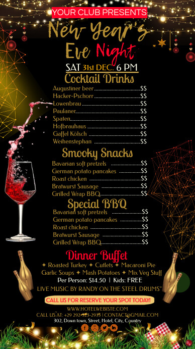 NEW YEAR EVE Template | PosterMyWall
