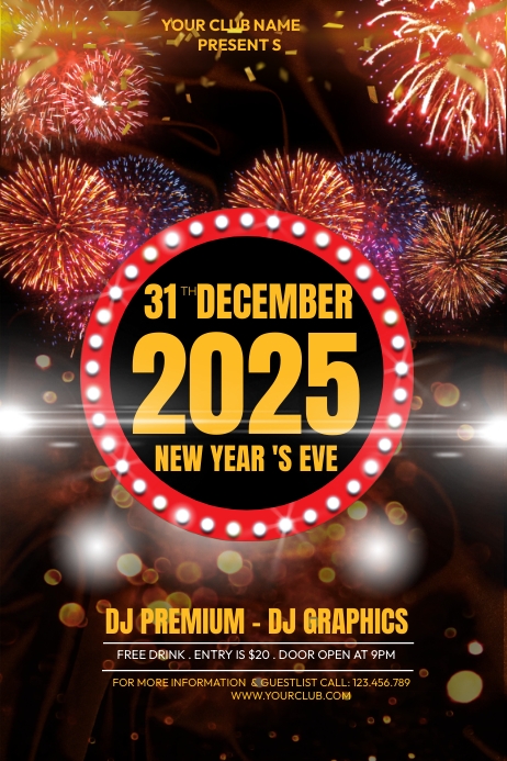 New Year Eve Template | PosterMyWall