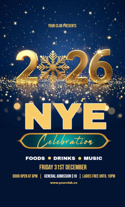 new year eve Template | PosterMyWall