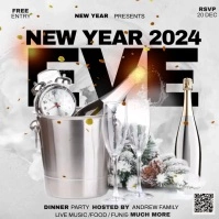 New year eve Instagram Post template