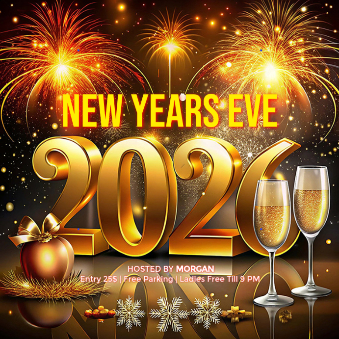 New Year Eve Template | PosterMyWall