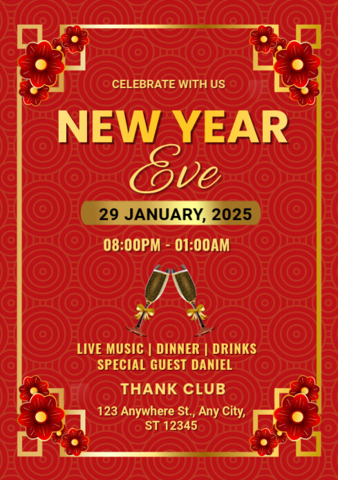 Copy of New year eve | PosterMyWall