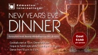 New Year Eve Dinner Facebook Cover Video Template