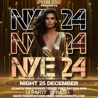 new year eve instagram post Square (1:1) template