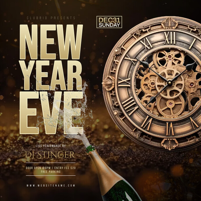 new year eve template | PosterMyWall