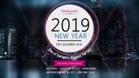 New Year Event Facebook Cover Video Template