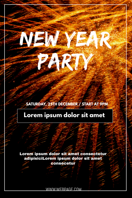Copy of New year event flyer template | PosterMyWall