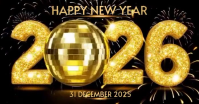 New Year Facebook Shared Image template