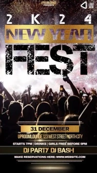 new year festival Instagram Story template