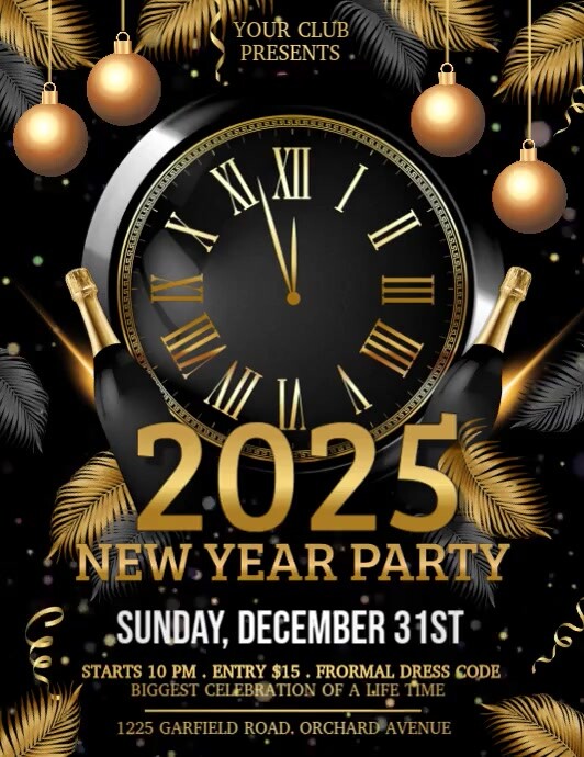 New year flyer, new year, new year video template new year flyer, new year, new year video Template | PosterMyWall