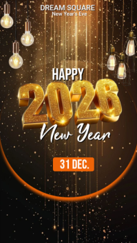 NEW YEAR FLYER Instagram Story template